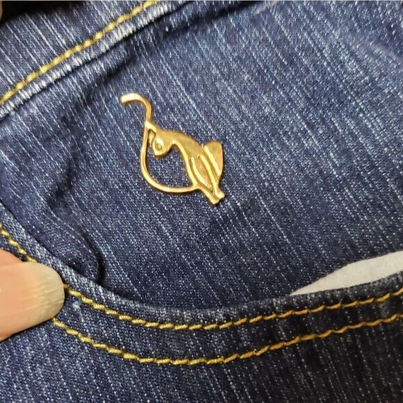 GORGEOUS BABY PHAT DENIM CAPRIS /Crop Jeans - Picture 6 of 12